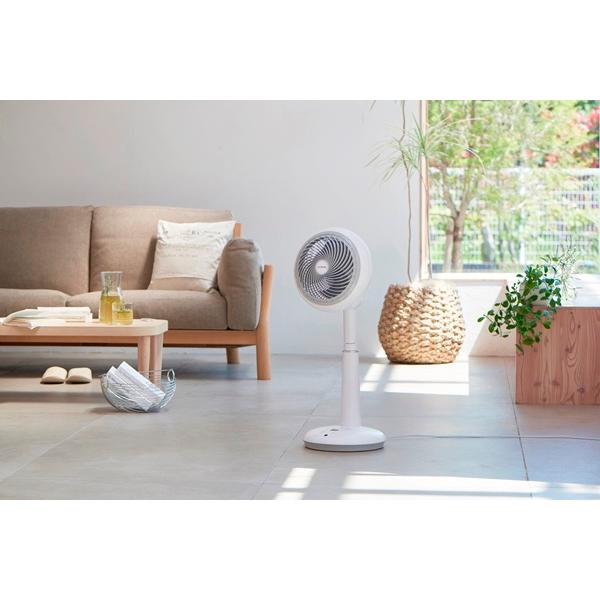 【在庫目安：お取り寄せ】 アイリスオーヤマ STF-DC182T-W サーキュレーター扇風機 18cm ホワイト STF DC182T アイリスオーヤマ サーキュレーター扇風機 18cm ホワイト