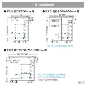 サンワサプライ EN-1003BK 中棚 W1000mm用（ブラック・D260mm） |  | 03