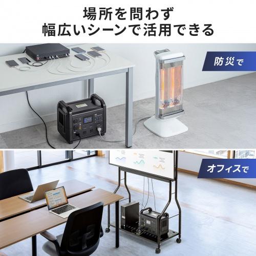 サンワサプライ BTL-RDC38 ポータブル電源（1536Wh・AC1600W） : PLUS