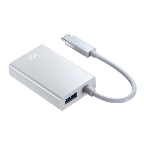 サンワサプライ USB-CVLAN4WN 有線LANアダプタ（USB Type-C - LAN変換・USBハブ付き・Gigabit対応・ホワイト）｜plusyu｜14