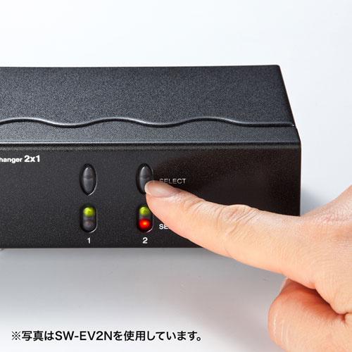 サンワサプライ SW-EDV2N2 ディスプレイ切替器（DVI24pin用）・2回路