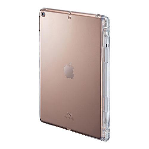 サンワサプライ PDA-IPAD1618CL iPad　10．2インチ　Apple　Pencil収納ポケット付きクリアカバー｜plusyu｜04