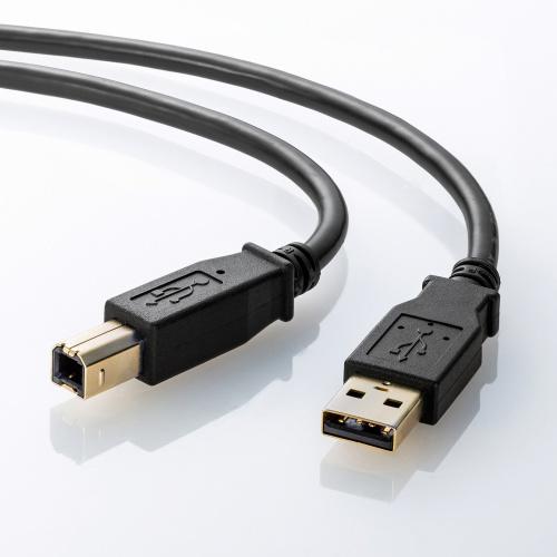 サンワサプライ KU20-15BKHK2 USB2.0ケーブル（ブラック・1.5m）｜plusyu｜02