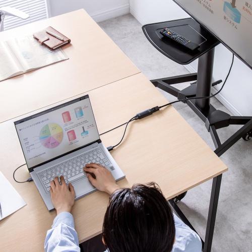 サンワサプライ AD-HD32DP HDMI-DisplayPort変換アダプタ（8K/ 30Hz）の画像