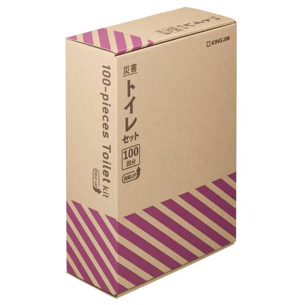 キングジム TLS-500 災害トイレセット 消臭力UP（100回分）_1