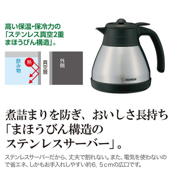 象印マホービン EC-RT40-BA コーヒーメーカー 珈琲通 カップ4杯分 ブラック｜plusyu｜02