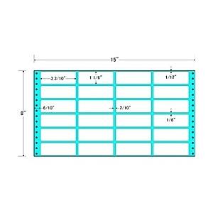  東洋印刷 MX15G タックフォームラベル 15インチ×8インチ 24面付(1ケース500折)