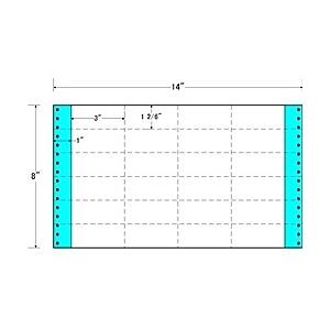 東洋印刷　MT14A　タックフォームラベル　14インチ×8インチ　24面付(1ケース500折)