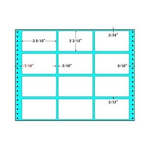 東洋印刷　M13K　タックフォームラベル　12面付(1ケース500折)…　13　10インチ×10インチ