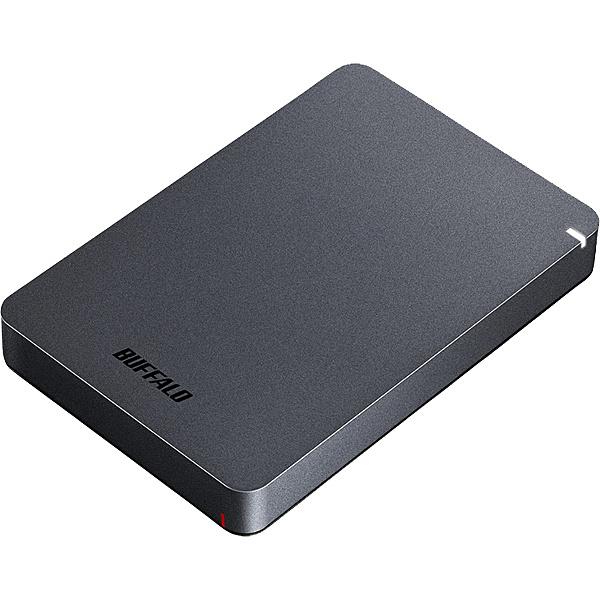 バッファロー HD-PGF2.0U3-BBKA USB3.1（Gen.1）対応 耐衝撃ポータブルHDD 2TB ブラック