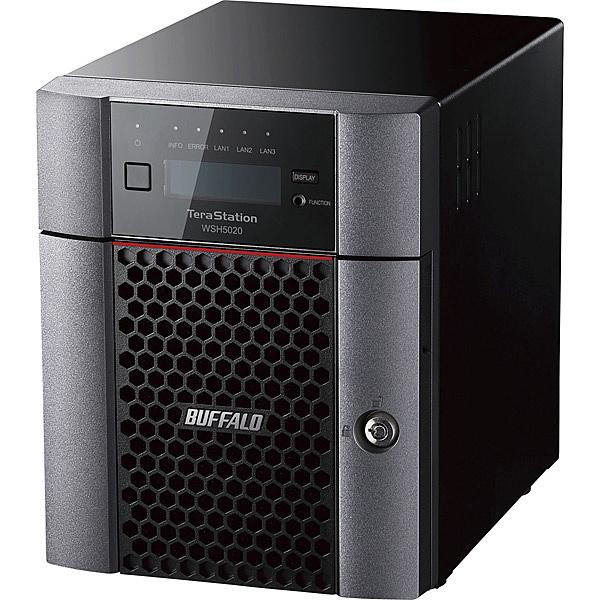 バッファロー WSH5420DN24W9 ハードウェアRAID TeraStation WSH5420DNW9シリーズ 4ベイ デスクトップNAS 24TB Workgroup