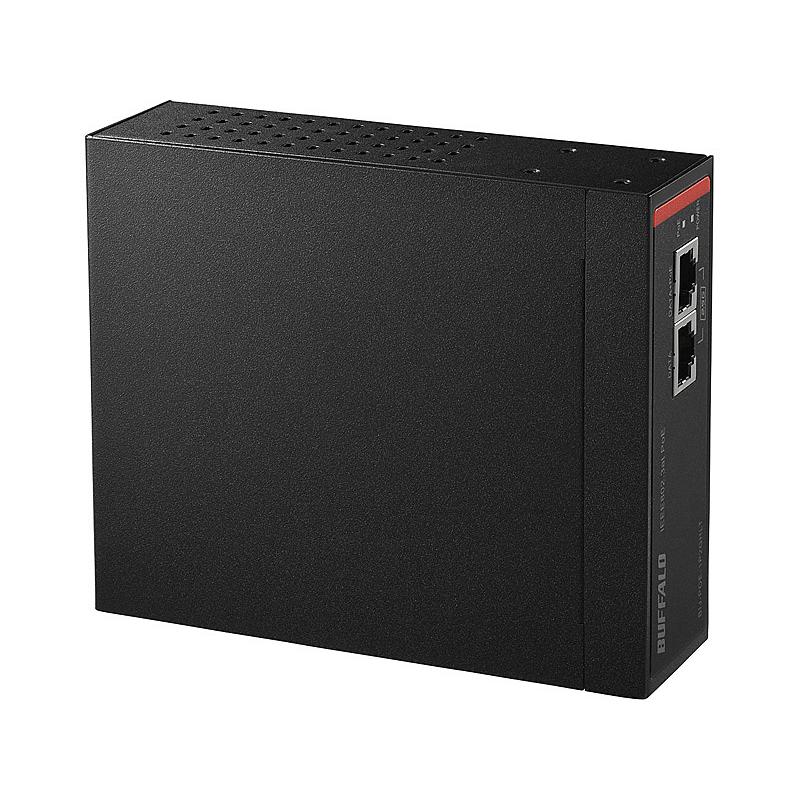 バッファロー BIJ-POE-1P2GHLT 法人向け af/ at 耐環境 PoE