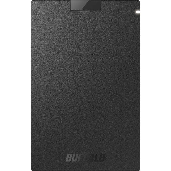 バッファロー SSD-PGVB500U3-B 抗ウイルス・抗菌ポータブルSSD USB3.2(Gen1) Type-A 500GB ブラック