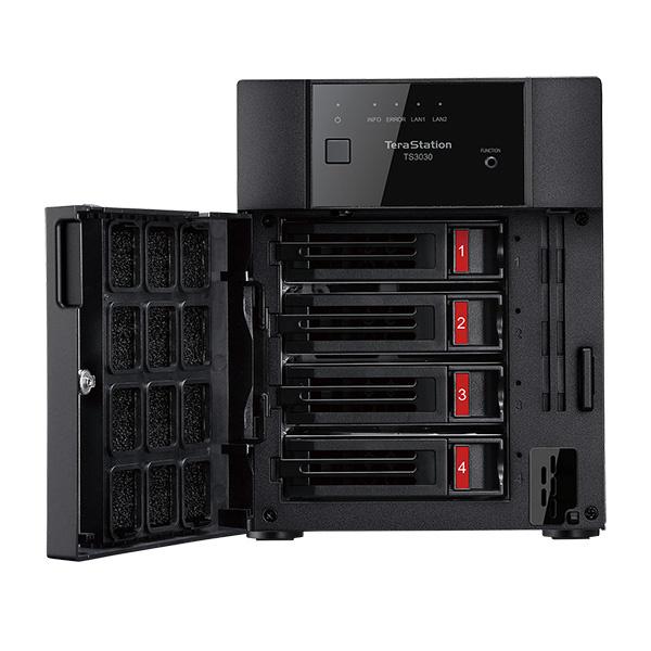 バッファロー TS3430DN1604 TeraStation TS3430DNシリーズ 4ベイデスクトップNAS 16TB_3