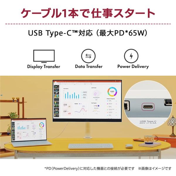 LG電子 32SQ780S-W スマートモニター 31.5型/ 3840×2160/ HDMI、USB Type-C(65W)/ スピーカー：あり/ WebOS22搭載/ LAN/…｜plusyu｜05