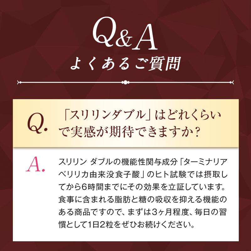 SLLIN W スリリンダブル 60粒 約1ヶ月分 機能性表示食品 乳酸菌 チャコール 体内サポート サプリメント ターミナリアベリリカ 3袋セット | キラリズム | 18