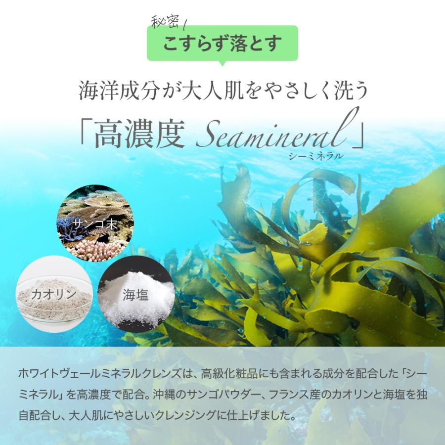 ホワイトヴェール ミネラルクレンズ ダメージレス クレンジング 3セット | キラリズム | 13