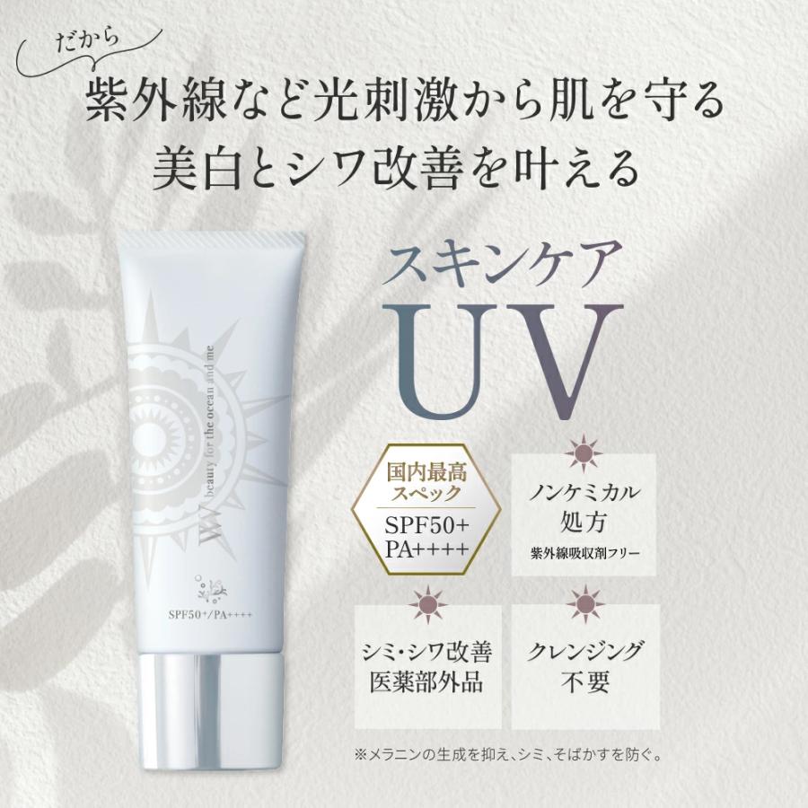 価格 ホワイトヴェール UVプロテクト 3本 スキンケア 日焼け止め ノンケミカル 化粧下地 UVカット 下地 代わり 美白 シワ改善 UVケア ジェル 紫外線