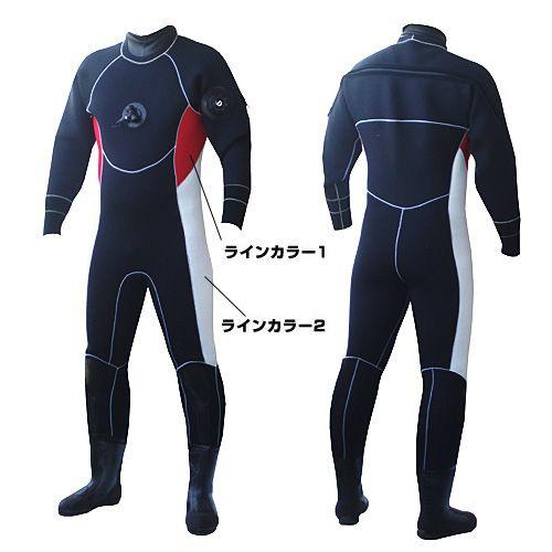 ダイビングドライスーツ メンズ レディース 4mm起毛ドライスーツ ダイビングドライスーツ メンズ レディース 4mm起毛ドライスーツ