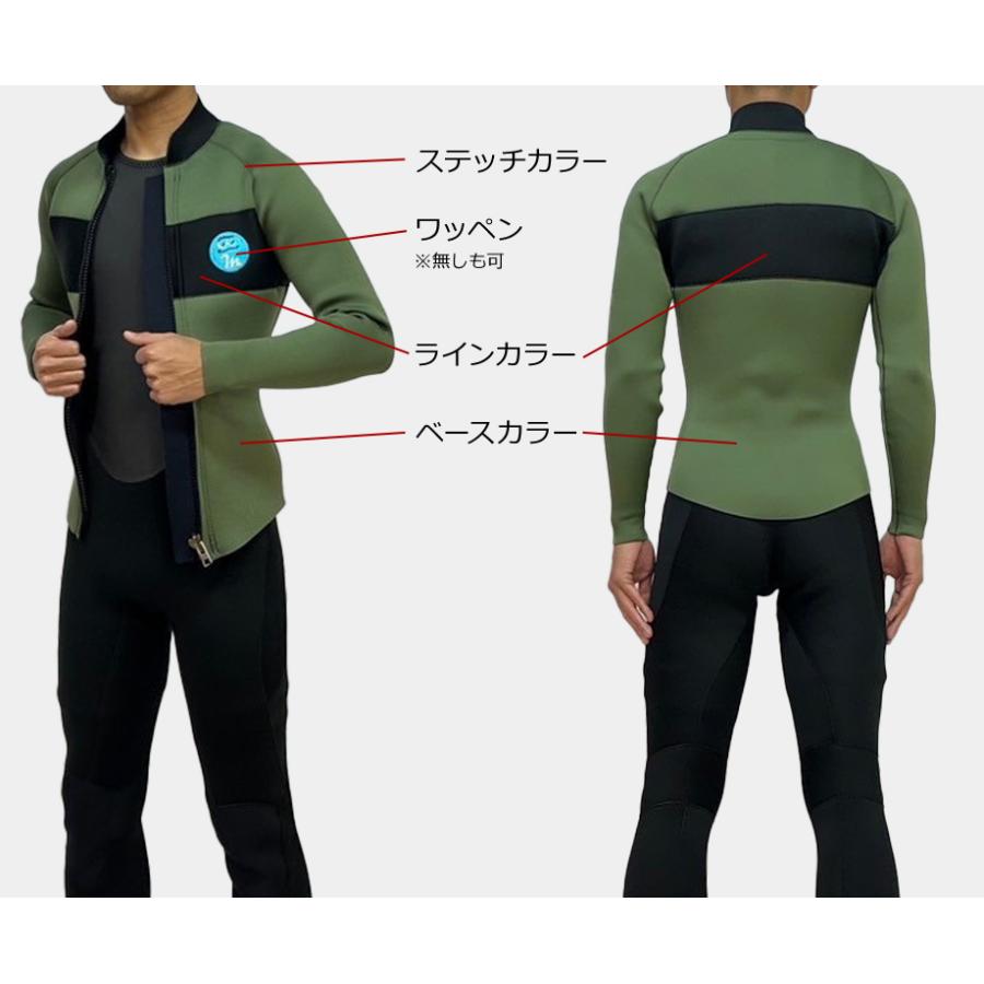 NEWモデル ロングジョンと長袖ジャケットのセット ウエットスーツ