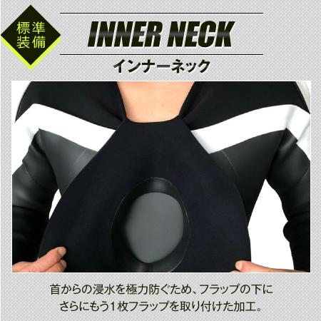 セミドライ 5mm×3mm 極暖/ ジップアップ plyflex_mellow-food