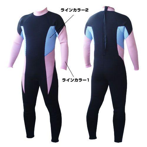 ダイビングウェットスーツ ワンピース 5mm 3mm メンズ レディース