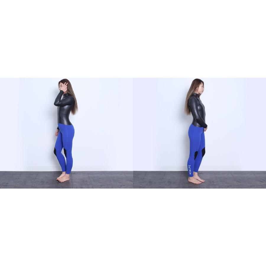 レディス　ウエットスーツ セミドライ フルスーツ 5×3mm サイズMB 美品 ウェットスーツ レディース セミドライ 5mm3mm フルオーダー