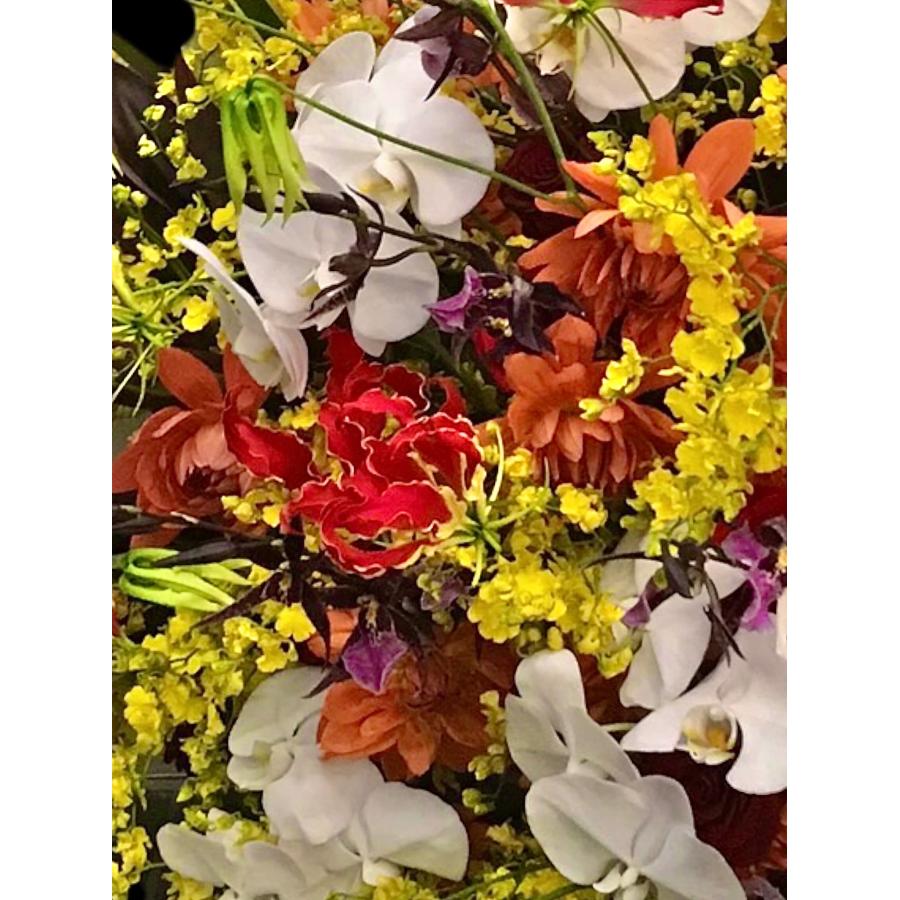 フラワーアレンジ お花 誕生日 プレゼント 開店 結婚祝い 楽屋花 送別会 女性 贈り物 退職祝い 男性 オレンジ 移転祝い_6