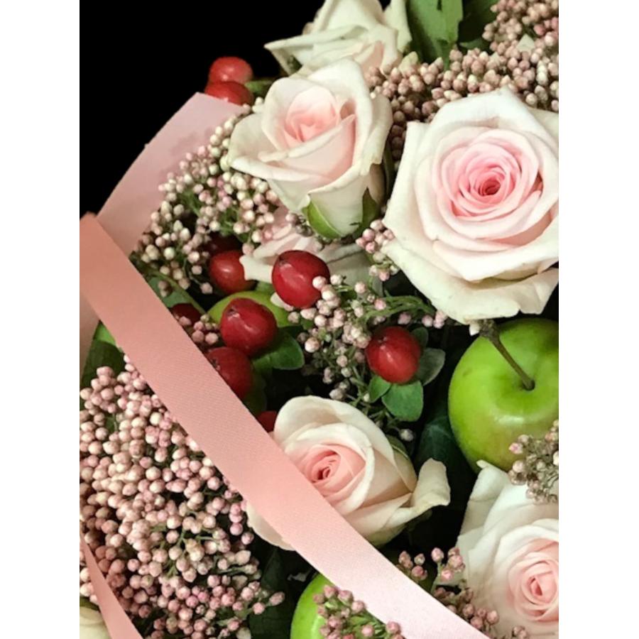 お悔み お供え ピンクバラ ペット 生花 アレンジメント 5500円 おしゃれ 現代風 仏花 枕花 命日 法事 一周忌 四十九日 新盆 洋花 送料無料 クール便 |  | 06