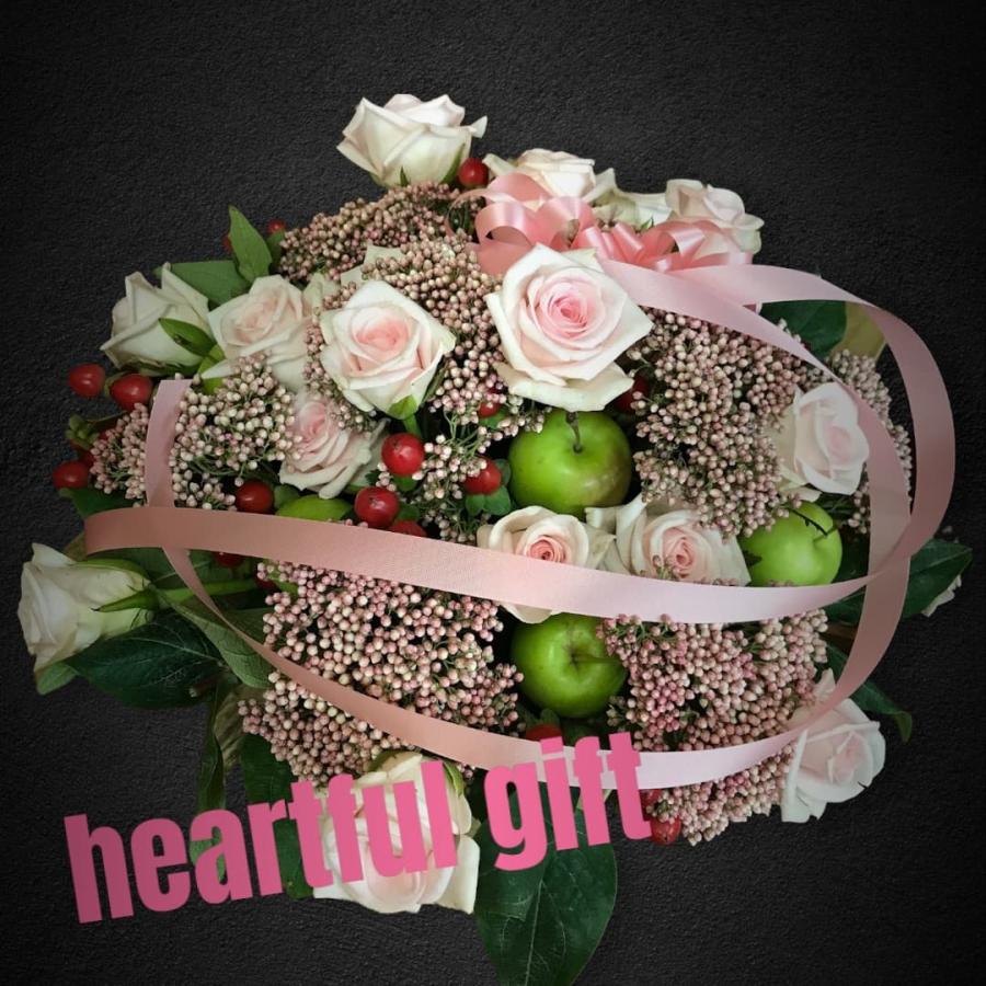 お悔み お供え ピンクバラ ペット 生花 アレンジメント 5500円 おしゃれ 現代風 仏花 枕花 命日 法事 一周忌 四十九日 新盆 洋花 送料無料 クール便 |  | 08
