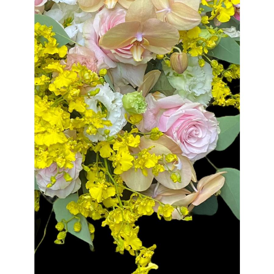 フラワーアレンジ お花 誕生日 プレゼント 送別会 女性 結婚祝い お悔やみ 贈り物 ピンク 退職祝い 男性 お供え_11