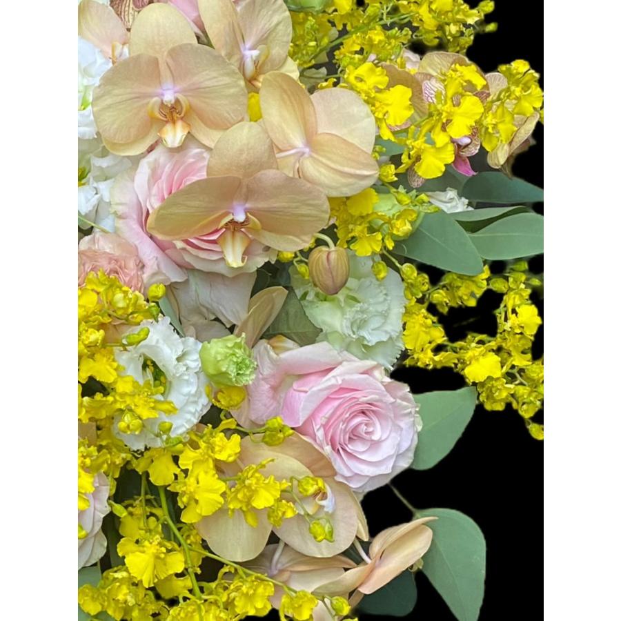 フラワーアレンジ お花 誕生日 プレゼント 送別会 女性 結婚祝い お悔やみ 贈り物 ピンク 退職祝い 男性 お供え_12