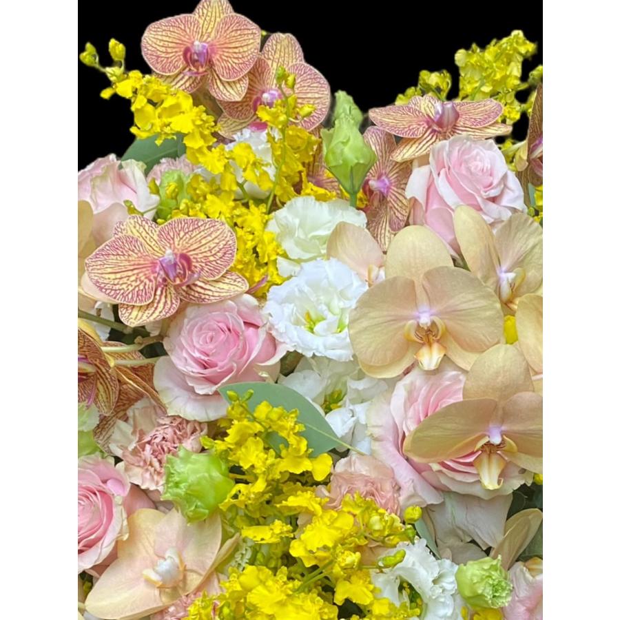 フラワーアレンジ お花 誕生日 プレゼント 送別会 女性 結婚祝い お悔やみ 贈り物 ピンク 退職祝い 男性 お供え_14