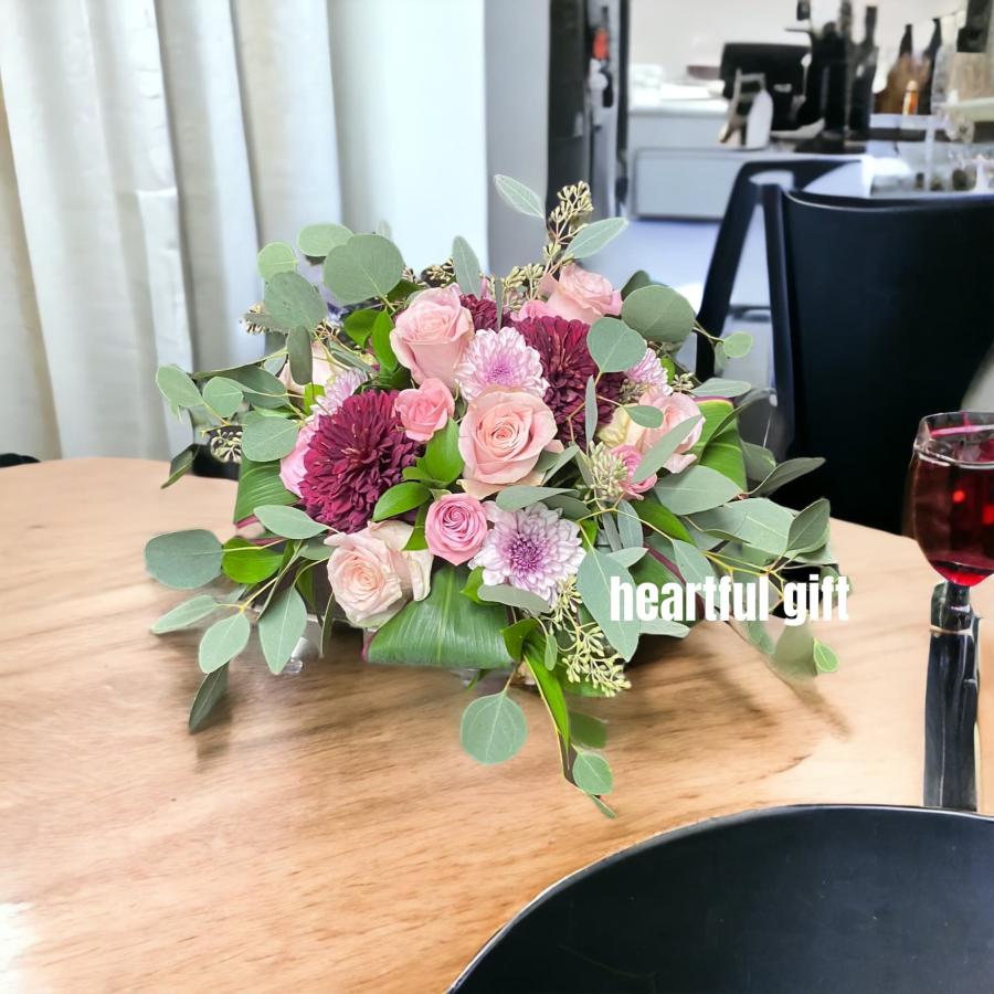 お悔み お供え 生花 アレンジメント ナチュラル系 5500円 おしゃれ 現代風 仏花 枕花 命日 法事 一周忌 四十九日 新盆 洋花 送料無料 |  | 10