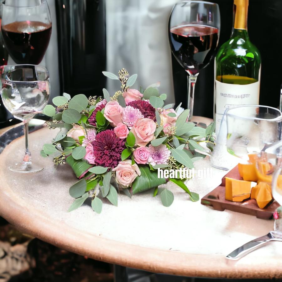 お悔み お供え 生花 アレンジメント ナチュラル系 5500円 おしゃれ 現代風 仏花 枕花 命日 法事 一周忌 四十九日 新盆 洋花 送料無料 |  | 03