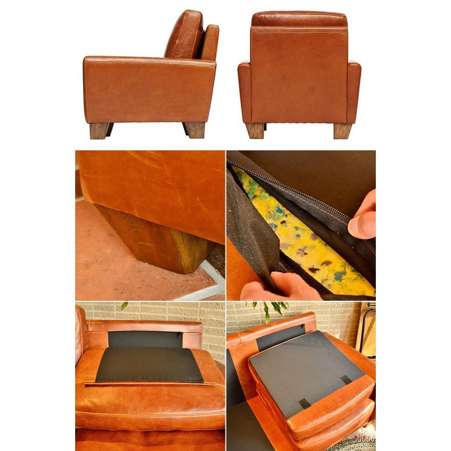 ACME Furniture（アクメファニチャー） レザーソファ 1人掛け フレスノ