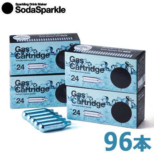 ソーダスパークル ガスカートリッジ 96本セット＋特典4本 SodaSparkle（Yahoo!・plywood）