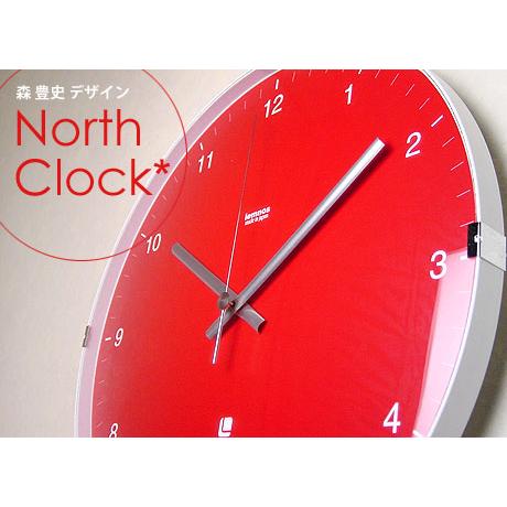 【送料無料】 north clock（時計）　グレー｜plywood｜02