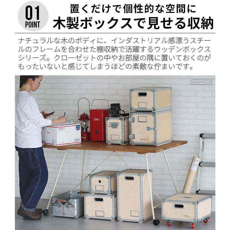 DULTON（ダルトン） 収納ボックス 木箱 ウッデン キャビネット ウィズ