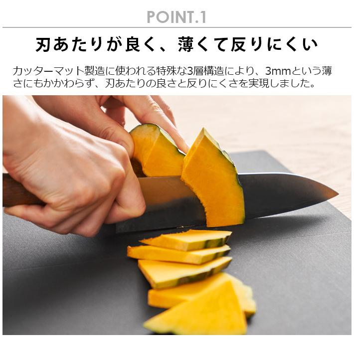 まな板 抗菌 折りたたみ アッシュタグ カッティングマット [Sサイズ] h