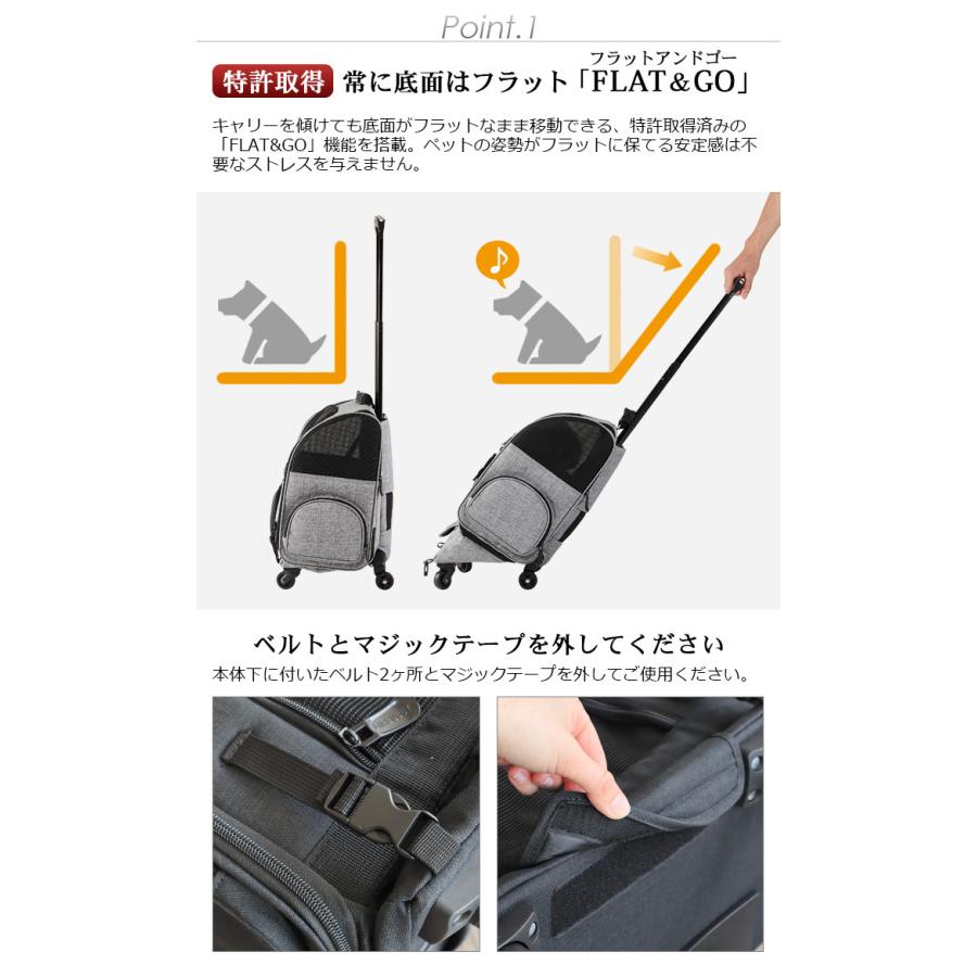 AIRBUGGY（エアバギー） ペットキャリー フィット フラットアンドゴー