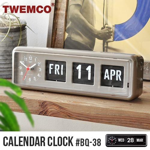 トゥエンコ カレンダークロック TWEMCO CALENDAR CLOCK #BQ-38