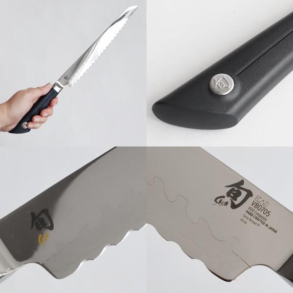 貝印 包丁 旬 SORA ブレッド 225 [581BS0705] : plywood - 通販