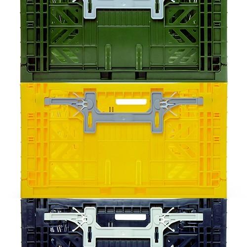 収納ボックス 折りたたみ AY-KASA Multiway2 Maxibox HIGH 44.29L あす