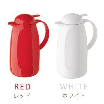 ヘリオス ポット 魔法瓶 ガラス製 1.0L helios Relax Push リラックス