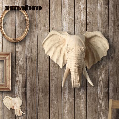 amabro（アマブロ） オブジェ 剥製 ウッド アニマル ヘッド WOOD