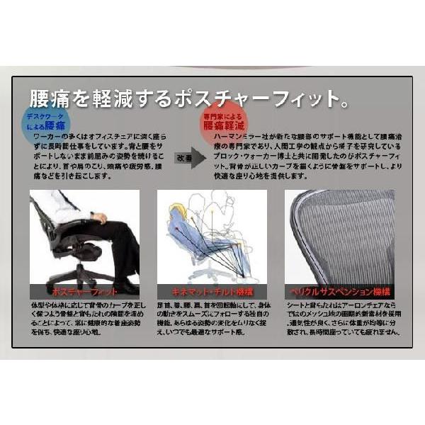 アーロンチェア ポスチャーフィットフル装備 チタニウムカラーベース