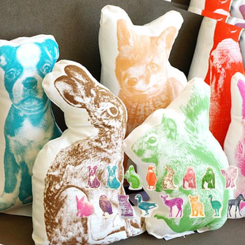 AREAWARE Fauna Pillows アニマル クッション [ オーガニックコットン