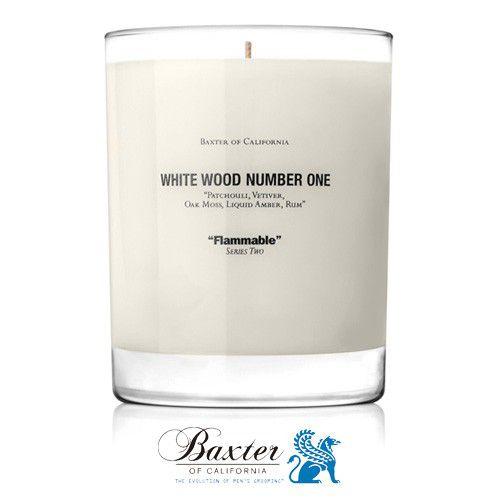 Baxter バクスター ホワイトウッドキャンドル [ フレグランスキャンドル 1 one ]