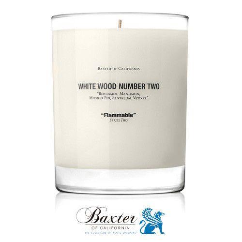 Baxter バクスター ホワイトウッドキャンドル [ フレグランスキャンドル 2 two ]